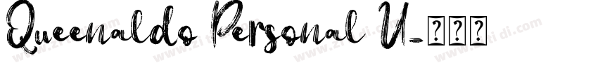 Queenaldo Personal U字体转换